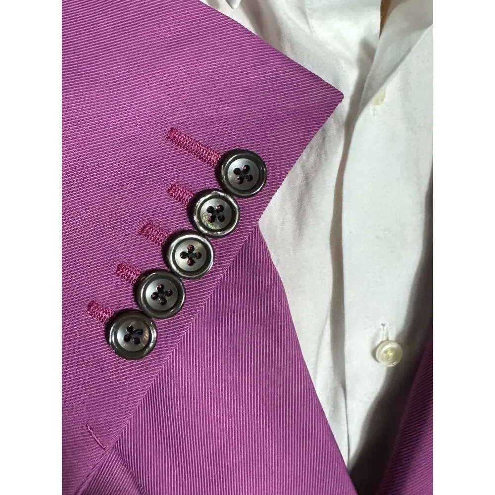 Tom Ford Magenta Purple Double Breasted Blazer Sportcoat 46IT 38R New W Tags